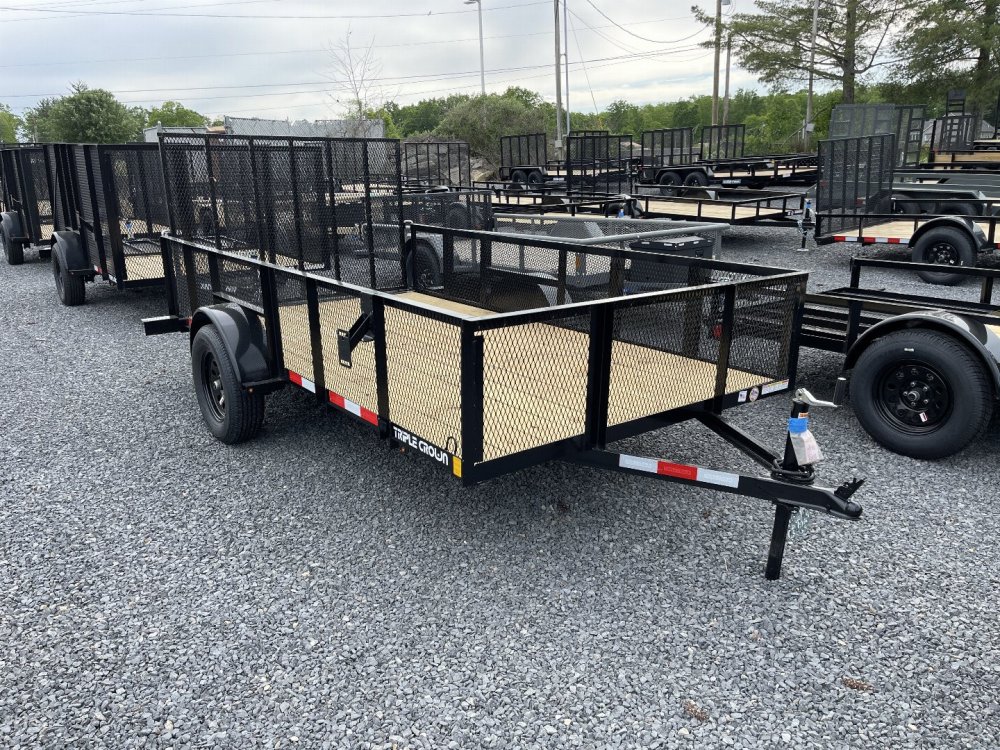 2025 Triple Crown Trailers 6X12 3K Utility Wth/2' Mesh Sides