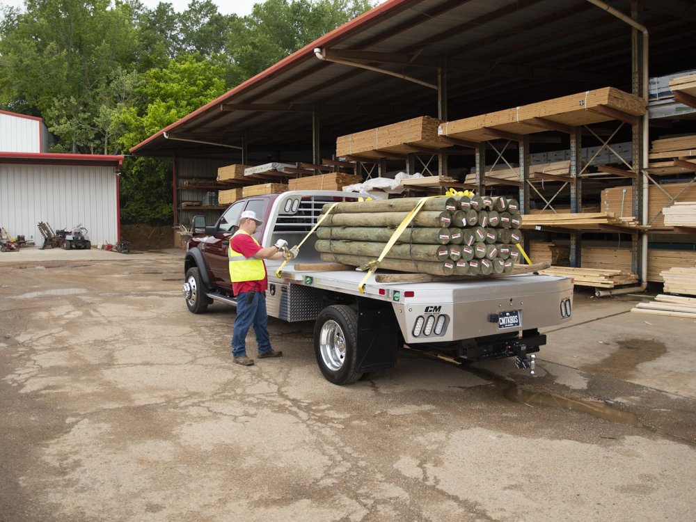 2025 CM Truck Beds AL RD Aluminum Flat Deck Body