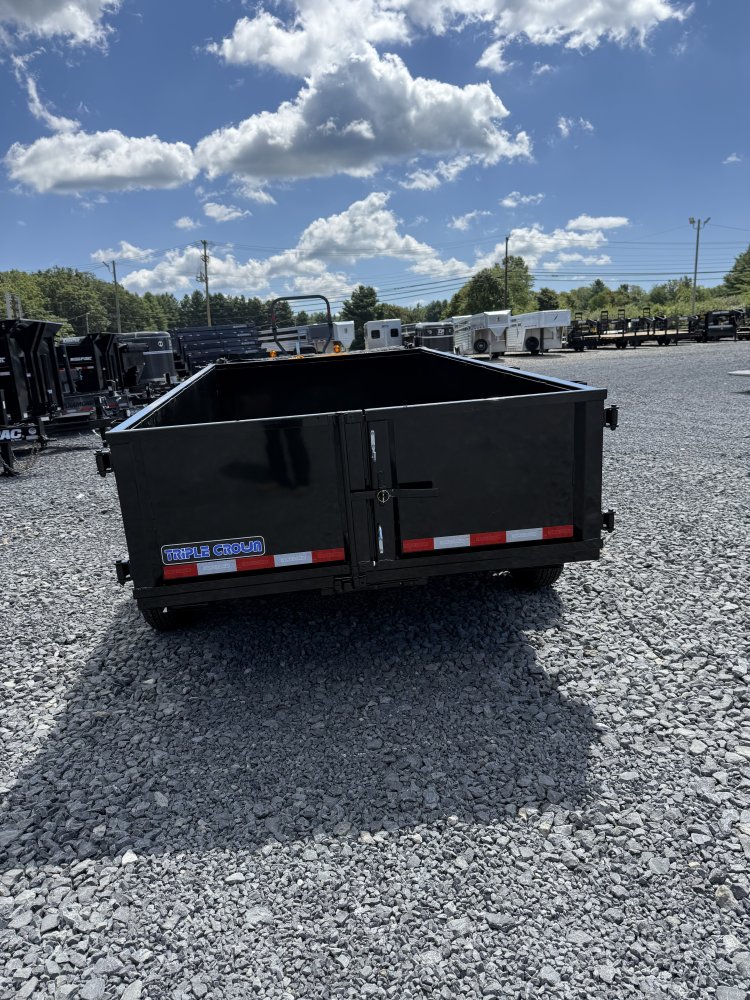 2026 Triple Crown D6X12Lrd Trpl Crwn 6X12 Lowrider Dump 10K Black