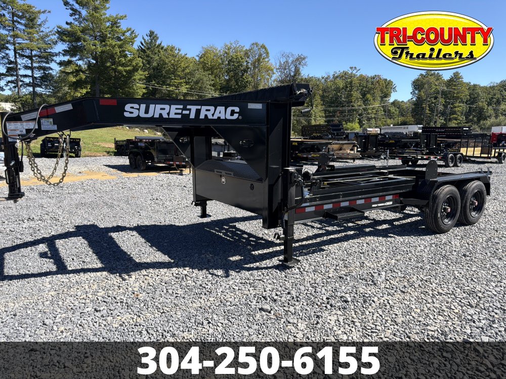 7'x16' Sure-Trac Gooseneck Dump