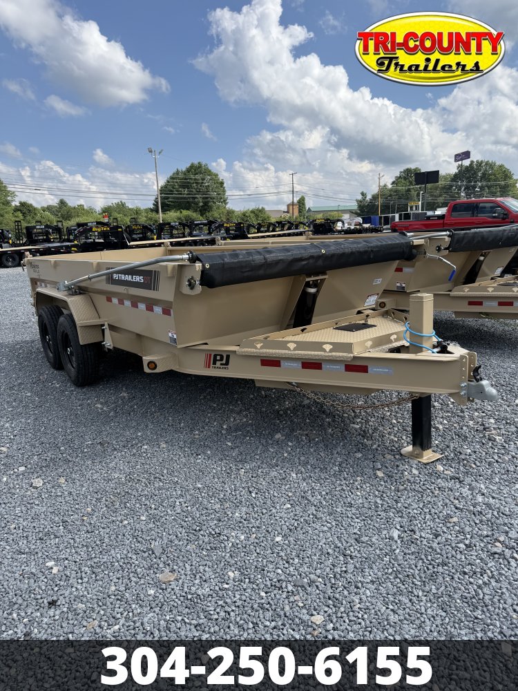 7'x16' PJ Trailers Dump