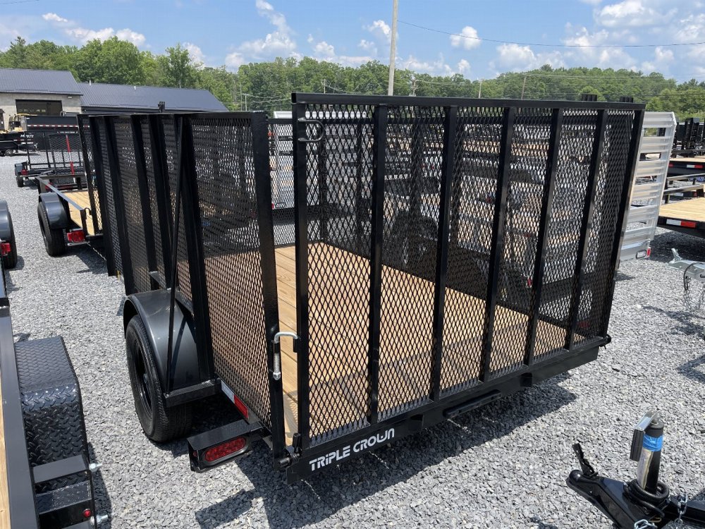 2025 Triple Crown Trailers 6X10 3K Utility With/4" Mesh Sides