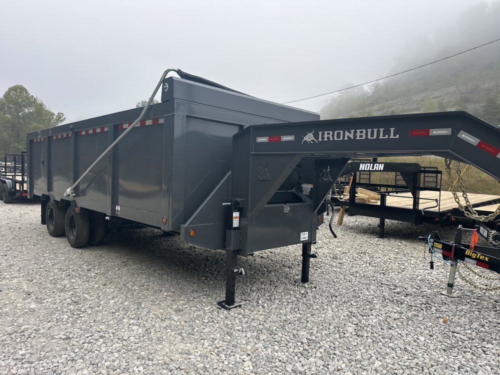 x20' Iron Bull Gooseneck Dump