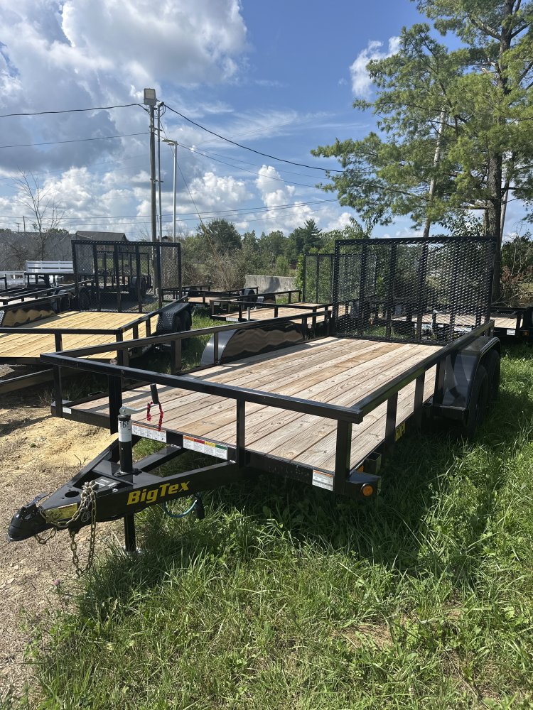 2026 Big Tex 60Pi 77X14 6K Tube Top Utility Trailer