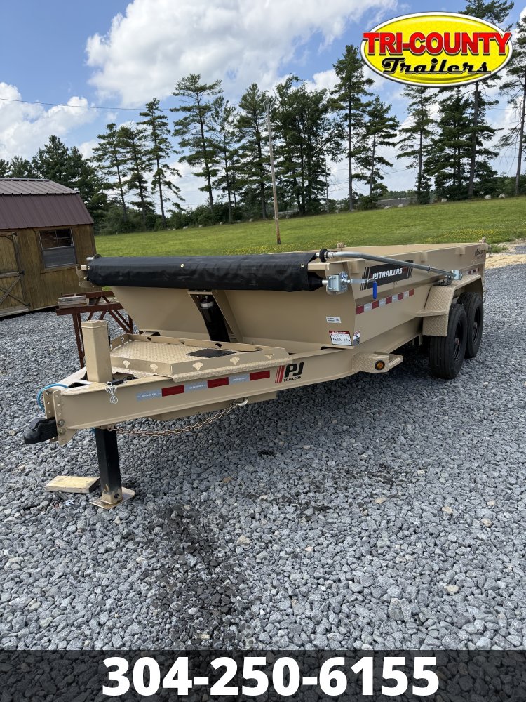 7'x16' PJ Trailers Dump