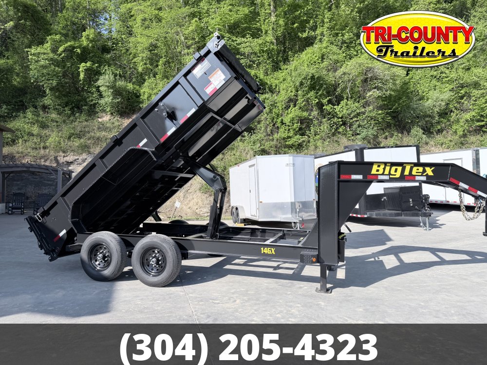 7'x14' Big Tex Gooseneck Dump