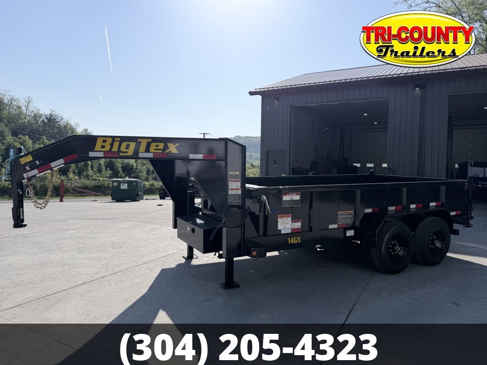 7'x14' Big Tex Gooseneck Dump