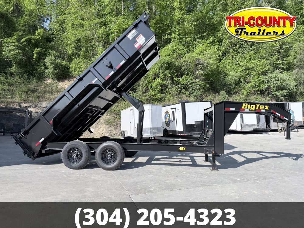 7'x16' Big Tex Gooseneck Dump
