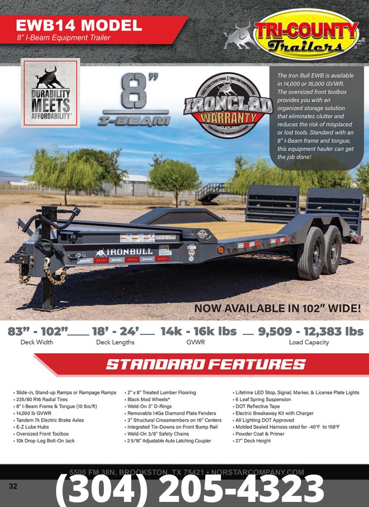 7'x20' Iron Bull Equipment