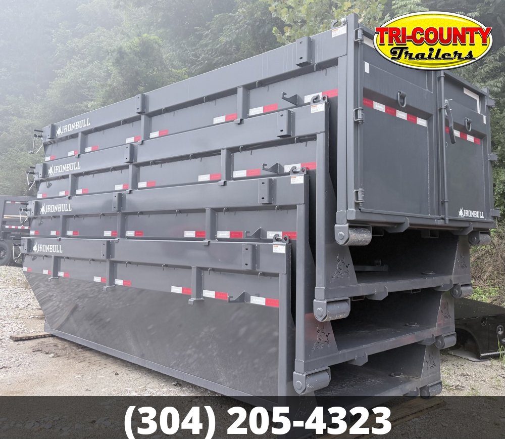 2027 IRON BULL 83'' x 16' Roll Off Stackable Bin