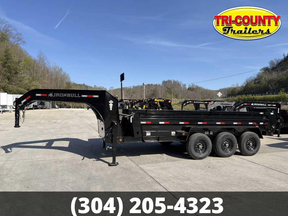 7'x16' Iron Bull Gooseneck Dump