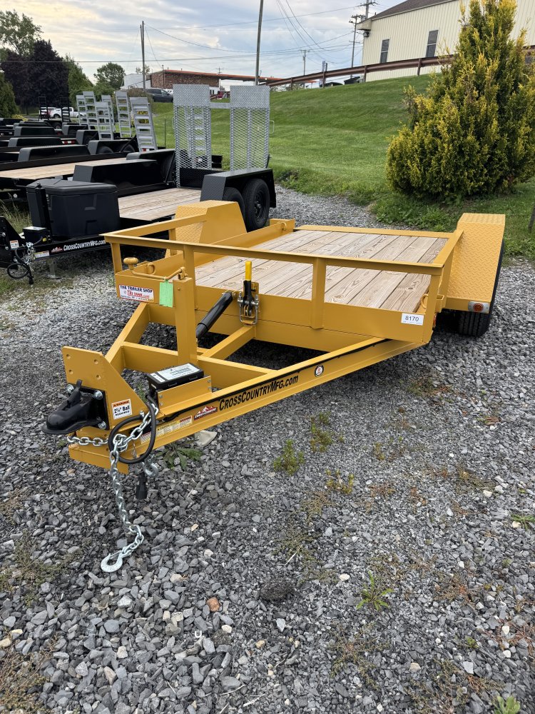 74" x 10' Tilt Roller Trailer