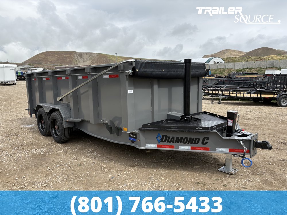 7x16 Diamond C LPT Telescopic Dump 18K 44" Sides Dump