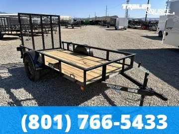 5x10 Top Hat Single Axle Utility