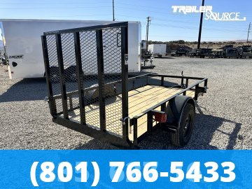 5x10 Top Hat Single Axle Utility