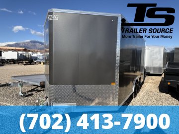 8.5x16 Alcom EZ Hauler XLT Enclosed Cargo Trailer - 7'0" Interior - 7K GVWR