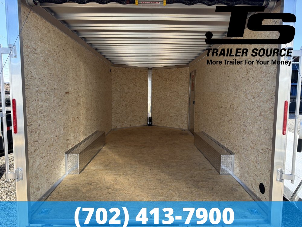 8.5x16 Alcom EZ Hauler XLT Enclosed Cargo Trailer - 7'0" Interior - 7K GVWR