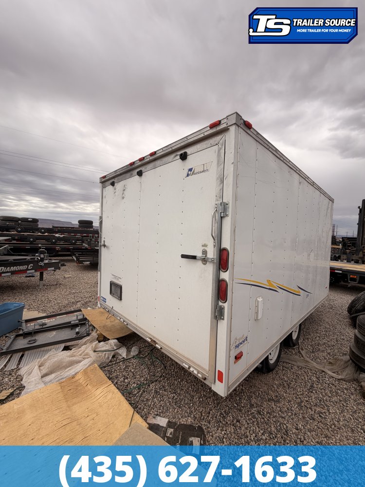 8.5x18 Pace American Cargo Sport Snowmobile Trailer - 6'6" Interior - 7K GVWR Ramp Door, Side Door