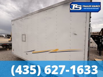 8.5x18 Pace American Cargo Sport Snowmobile Trailer - 6'6" Interior - 7K GVWR Ramp Door, Side Door