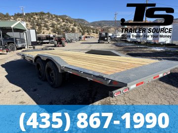8.5x22 Diamond C HXD 208 Tilt Trailer - 18K GVWR