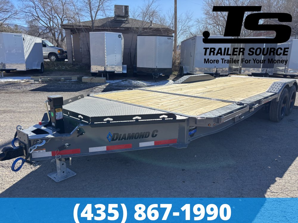 8.5x22 Diamond C HXD 208 Wide Body w/ Drive Over Fenders Tilt