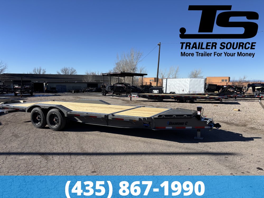 8.5x22 Diamond C HXD 208 Tilt Trailer - 18K GVWR