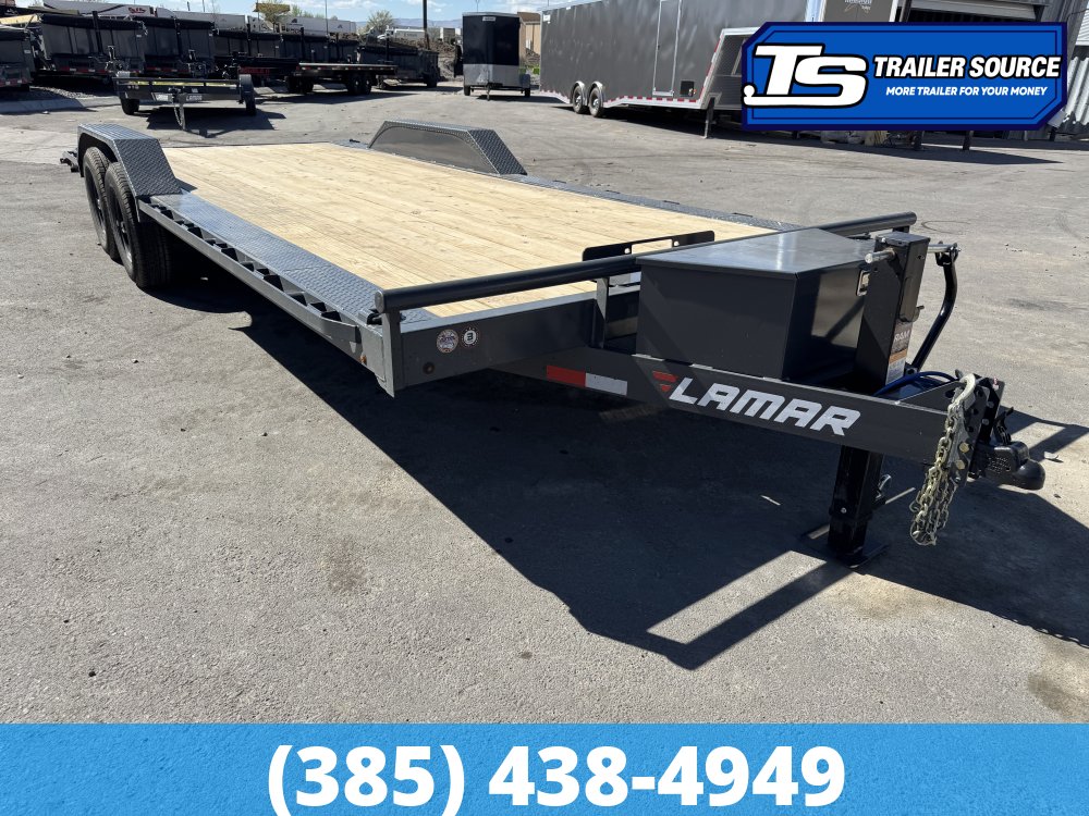 8.5x22 Lamar H6 Equipment Trailer - 14K GVWR - Tongue Box, Winch Plate