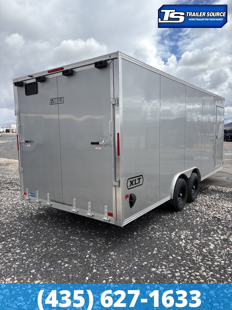 8.5x20 Alcom Aluminum EZ Hauler XLT Auto Trailer - 7'0" Interior - 10K GVWR -