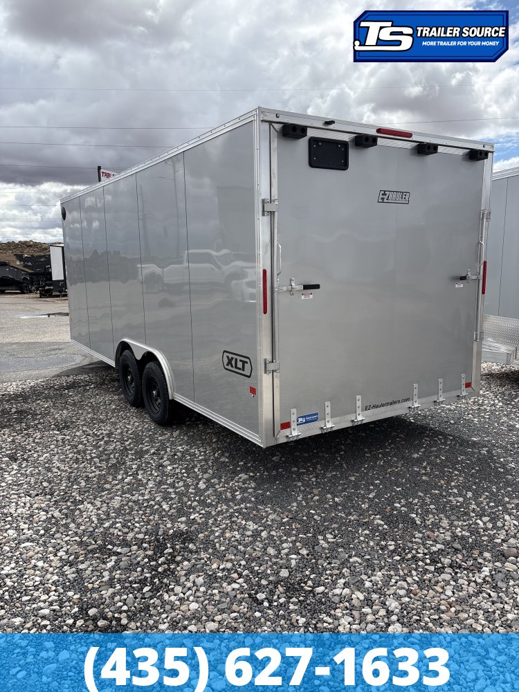 8.5x20 Alcom Aluminum EZ Hauler XLT Auto Trailer - 7'0" Interior - 10K GVWR -