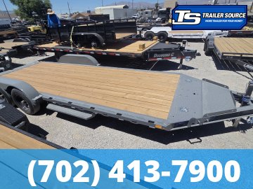 7x20 Diamond C GTF 206 Flatbed Car Hauler Trailer - 10K GVWR -