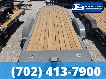 7x20 Diamond C GTF 206 Flatbed Car Hauler Trailer - 10K GVWR -