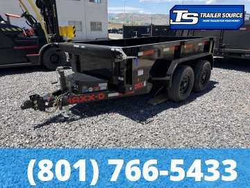 5x10 Maxx-D D6X Dump Trailer - 10K GVWR - Slide Out Ramps