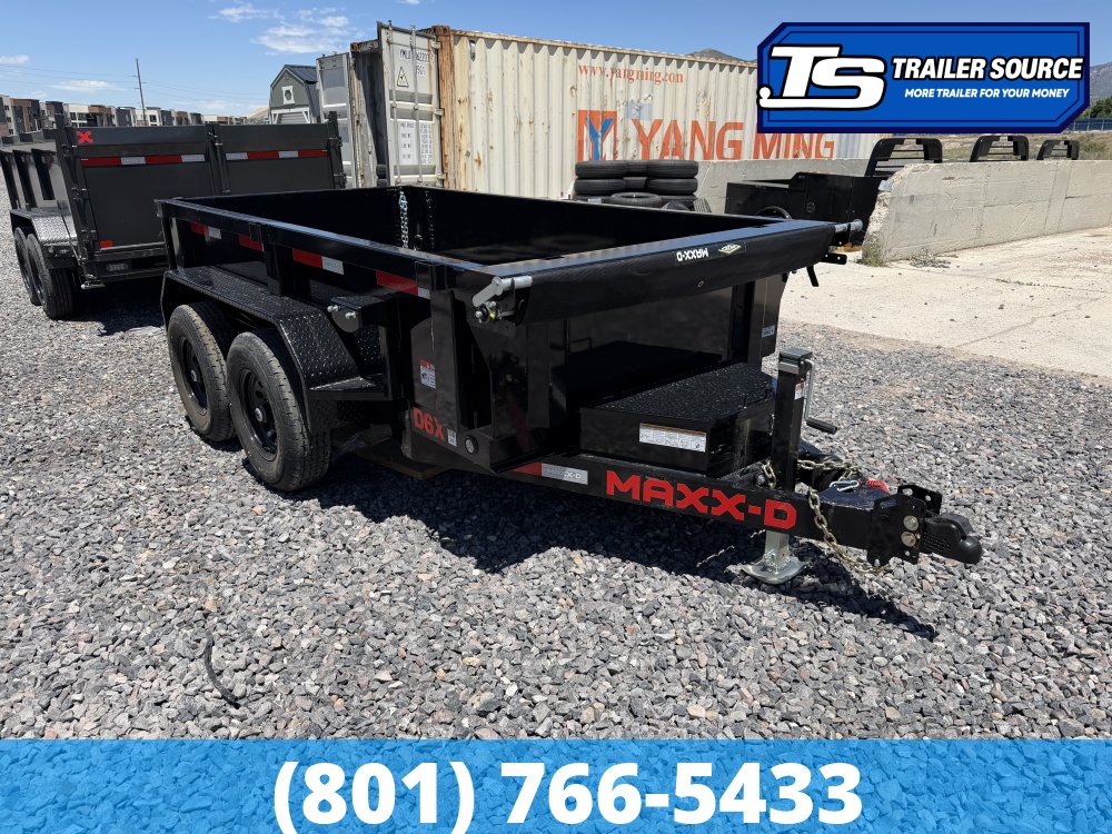 5x10 Maxx-D D6X Dump Trailer - 10K GVWR - Slide Out Ramps