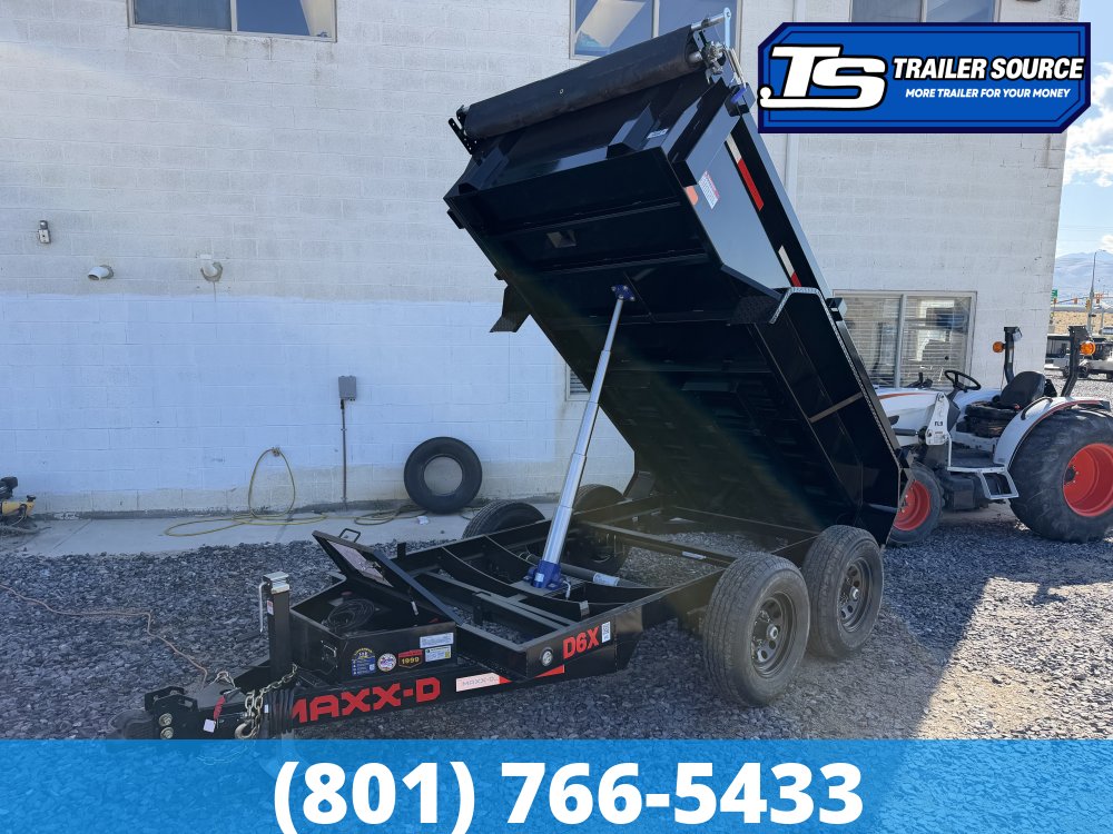 5x10 Maxx-D D6X Dump Trailer - 10K GVWR - Slide Out Ramps