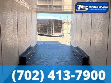 8.5x26 Look Element Elite Enclosed Car Hauler Trailer - 10K GVWR - .080 PolyCor, Alloy Wheels, Black Out Package, Finished Interior, Rear Spoiler w/ Load Lights, Rubber Coin Floor