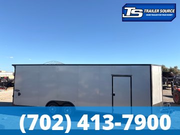 8.5x26 Look Element Elite Enclosed Car Hauler Trailer - 10K GVWR - .080 PolyCor, Alloy Wheels, Black Out Package, Finished Interior, Rear Spoiler w/ Load Lights, Rubber Coin Floor