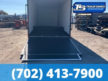 8.5x26 Look Element Elite Enclosed Car Hauler Trailer - 10K GVWR - .080 PolyCor, Alloy Wheels, Black Out Package, Finished Interior, Rear Spoiler w/ Load Lights, Rubber Coin Floor