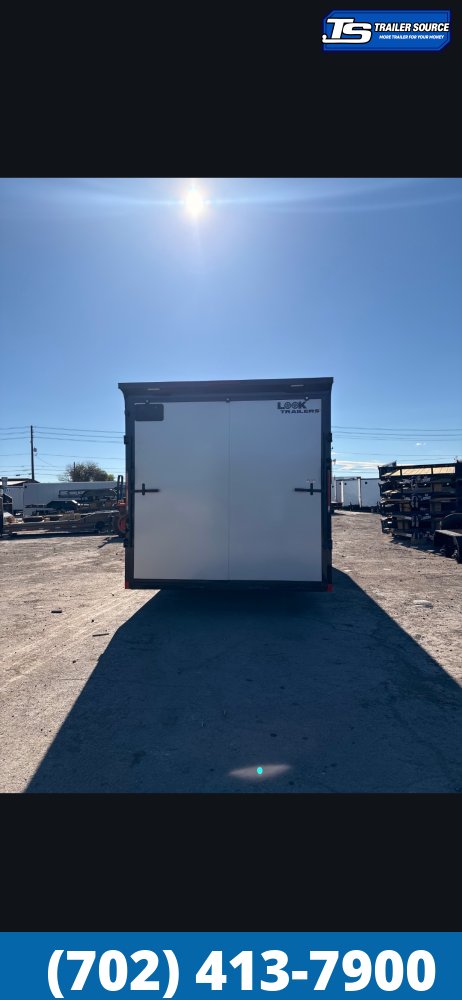 8.5x26 Look Element Elite Enclosed Car Hauler Trailer - 10K GVWR - .080 PolyCor, Alloy Wheels, Black Out Package, Finished Interior, Rear Spoiler w/ Load Lights, Rubber Coin Floor