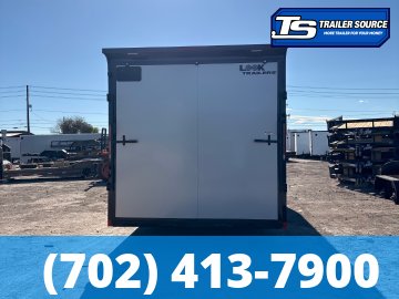 8.5x26 Look Element Elite Enclosed Car Hauler Trailer - 10K GVWR - .080 PolyCor, Alloy Wheels, Black Out Package, Finished Interior, Rear Spoiler w/ Load Lights, Rubber Coin Floor