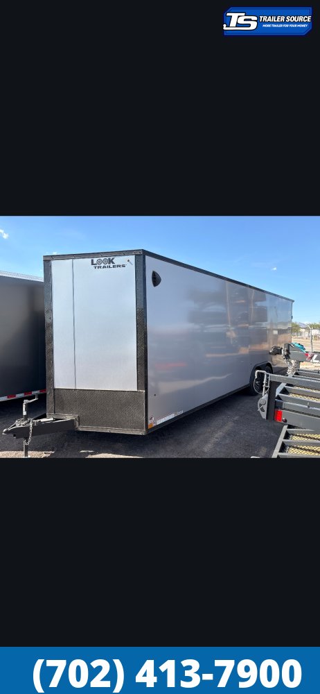 8.5x26 Look Element Elite Enclosed Car Hauler