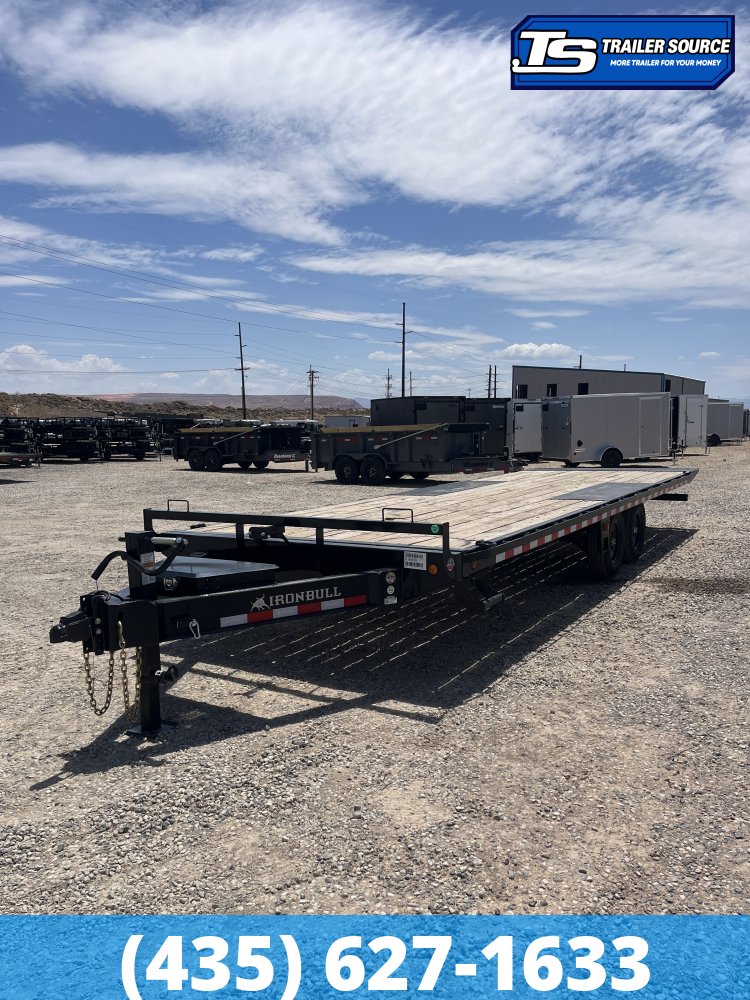 8.5x24 Iron Bull TDP Deckover Tilt Trailer - 14K GVWR -
