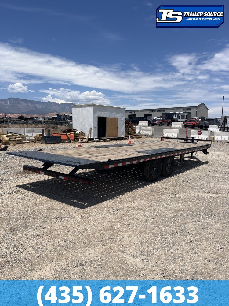 8.5x24 Iron Bull TDP Deckover Tilt Trailer - 14K GVWR -