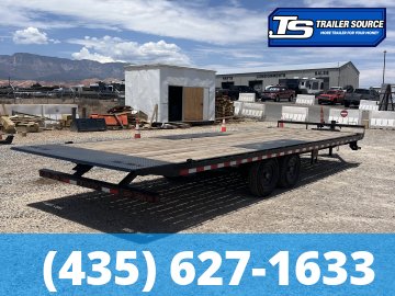 8.5x24 Iron Bull TDP Deckover Tilt Trailer - 14K GVWR -