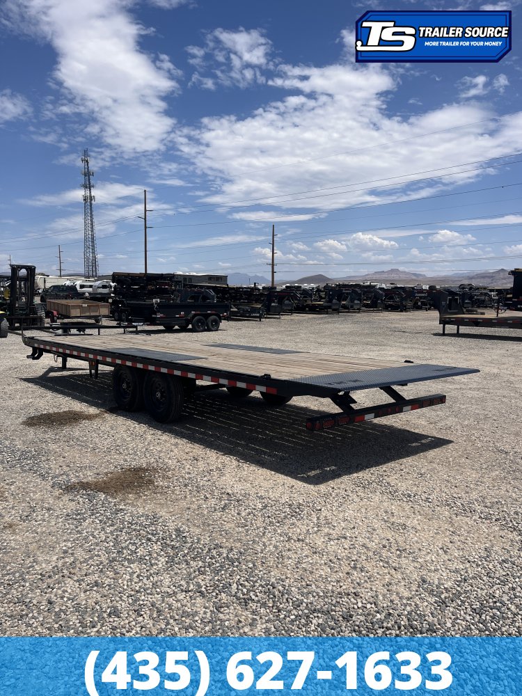 8.5x24 Iron Bull TDP Deckover Tilt Trailer - 14K GVWR -