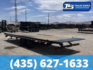 8.5x24 Iron Bull TDP Deckover Tilt Trailer - 14K GVWR -