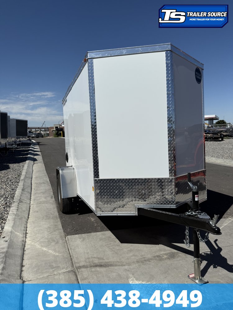5x8 Wells Cargo FastTrac Enclosed Cargo Trailer - 5'6" Interior - 3.5K GVWR - .080 PolyCor, Ramp Door