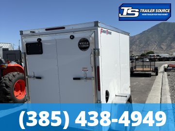 5x8 Wells Cargo FastTrac Enclosed Cargo Trailer - 5'6" Interior - 3.5K GVWR - .080 PolyCor, Ramp Door
