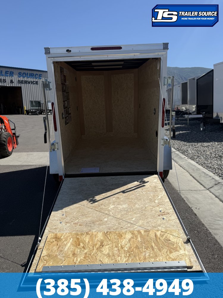 5x8 Wells Cargo FastTrac Enclosed Cargo Trailer - 5'6" Interior - 3.5K GVWR - .080 PolyCor, Ramp Door