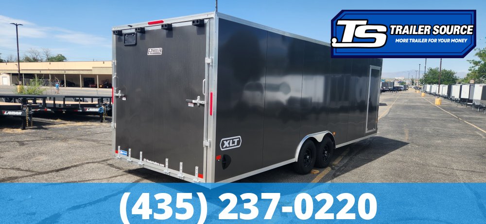 8.5x24 Alcom Aluminum EZ Hauler XLT Auto Trailer - 7'0" Interior - 10K GVWR - Dovetail