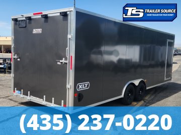 8.5x24 Alcom Aluminum EZ Hauler XLT Auto Trailer - 7'0" Interior - 10K GVWR - Dovetail